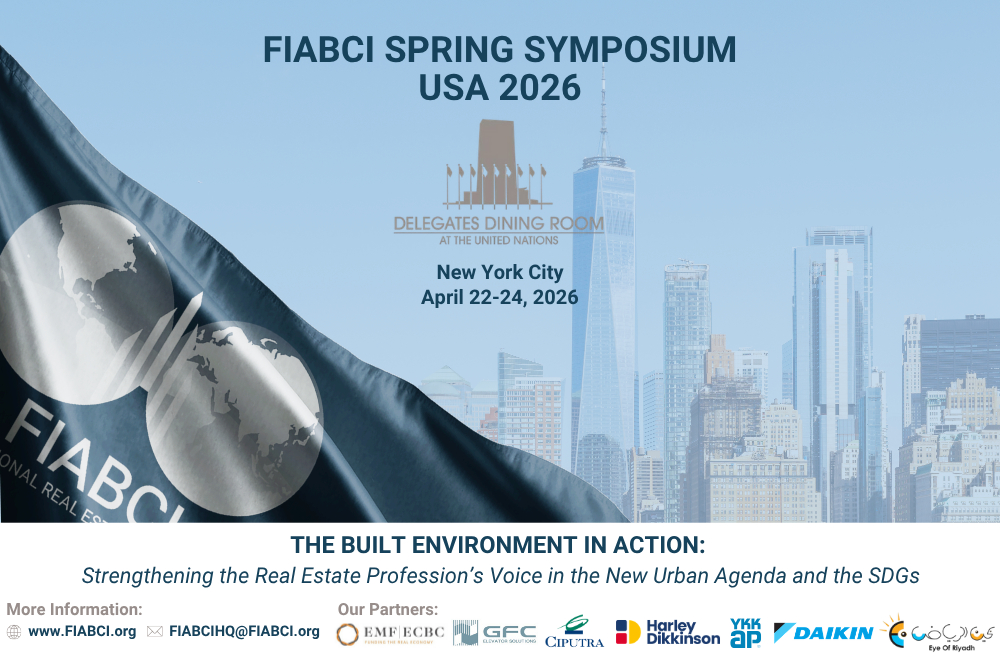 FIABCI to host Spring Symposium 2026 in New York