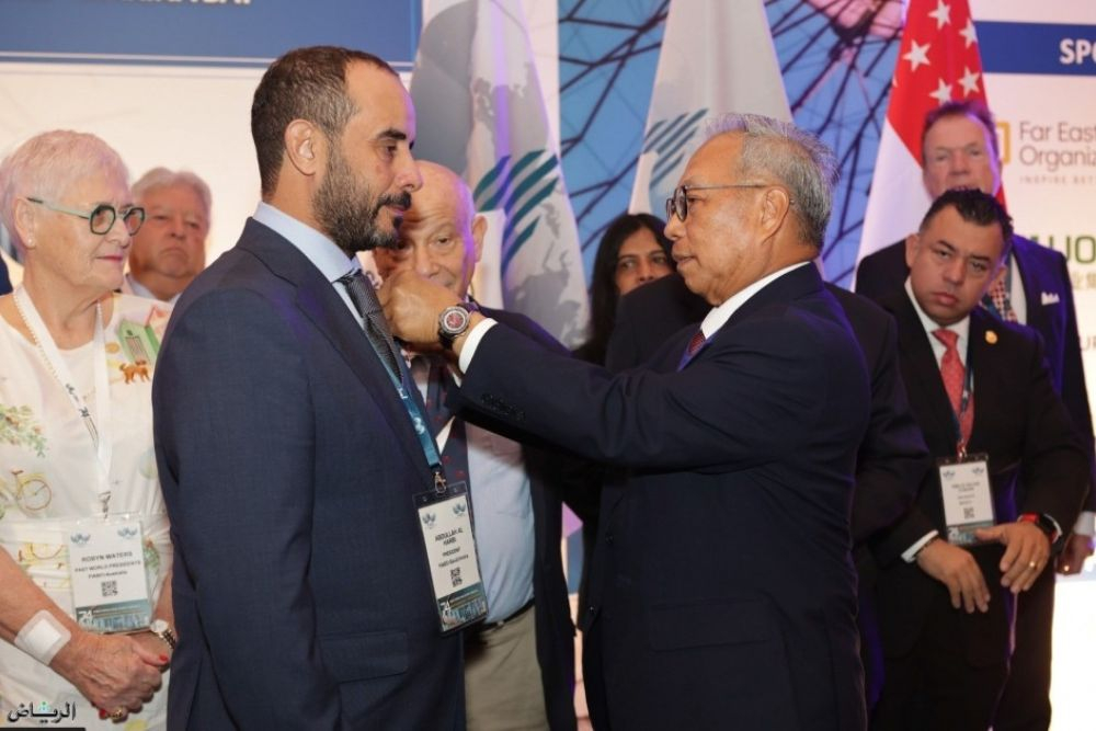 Abdullah Al-Harbi Awarded FIABCI Medal of Honor in Singapore